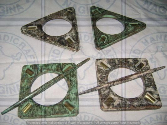 Antique Mango Wood Colorful Curtain Tieback Hind Handicrafts products
