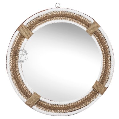 Rope Wrapped MDF Wall Mount Mirror Hind Handicrafts products