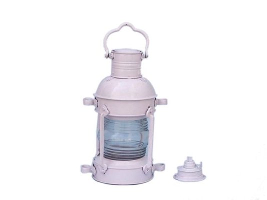 Iron Sheet White Nautical Lamp Hind Handicrafts products