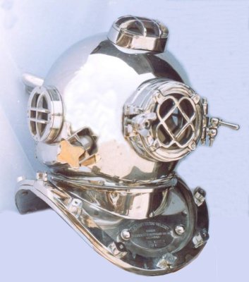 Nickel Chrome Brass Nautical Diver Helmet Hind Handicrafts products