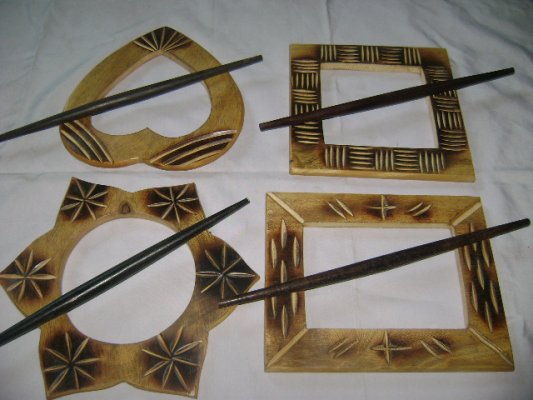 Antique Mango Wood Curtain Tieback Hind Handicrafts products