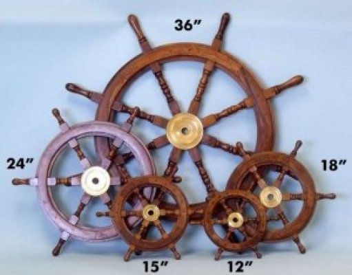 Sheesham Wood Brass  Nautical Ship Wheel Hind Handicrafts products