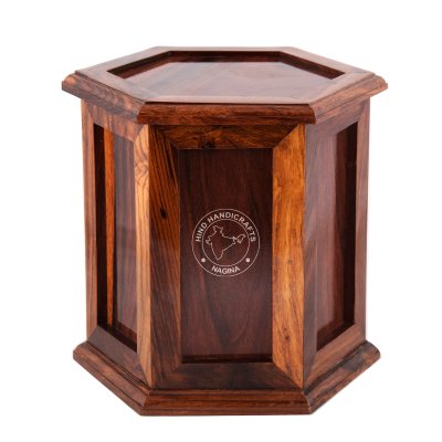 Sheesham Wood Cremation Urn Box