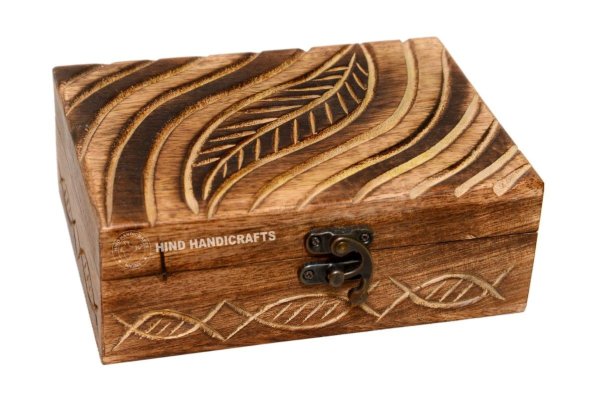 Mango Wood Antique Jewelry Box Hind Handicrafts products