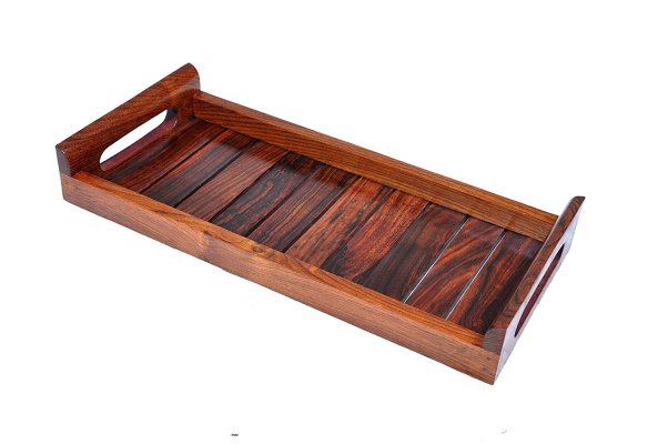 Sheesham Wood Serving Tray Hind Handicrafts products