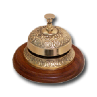 Handcrafted Nautical Brass Bell with Sheesham Wood Base Hind Handicrafts products