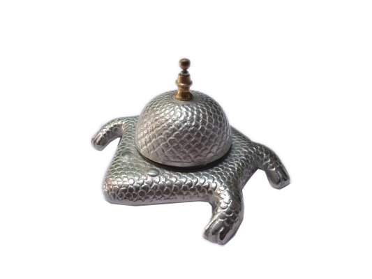 Silver Frog Shaped Brass Bell Hind Handicrafts products