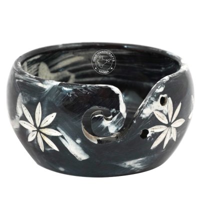 Mango Wood Yarn Bowl Hind Handicrafts products